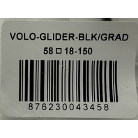 VOLO GLIDER THIN & LIGHT 58-18-150 MENS BLACK GRADIENT EYEGLASSES FRAMES