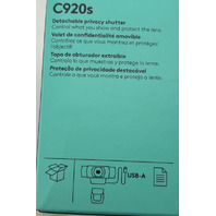 LOGITECH C920S PRO HD WEBCAM 960-0012557 FULL 1080P VU0060 WITH DUAL MICS