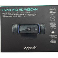 LOGITECH C920S PRO HD WEBCAM 960-0012557 FULL 1080P VU0060 WITH DUAL MICS