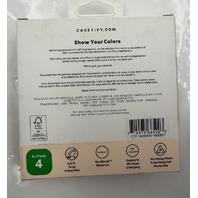 CASETIFY IMPACT CASE FOR AIRPODS 4TH GEN CLEAR CASE SUPPORTS WIRELESS CHARGING
