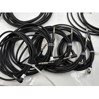 HOSONGIN 1/4 RIGHT ANGLE TRS INSTRUMENT CABLE 4* 25' 1* 20' 6* 5' +NEUTRIK CABLE