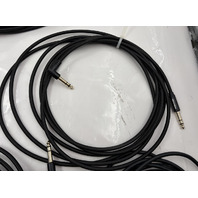 HOSONGIN 1/4 RIGHT ANGLE TRS INSTRUMENT CABLE 4* 25' 1* 20' 6* 5' +NEUTRIK CABLE