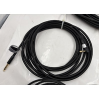 HOSONGIN 1/4 RIGHT ANGLE TRS INSTRUMENT CABLE 4* 25' 1* 20' 6* 5' +NEUTRIK CABLE