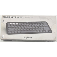 LOGITECH PEBBLE KEYS 2 K380S MULTI-DEVICE PORTABLE KEYBOARD BLUETOOTH