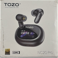 TOZO NC20 PRO T11127 HI-RES AUDIO BT WIRELESS EARBUDS BLACK HEADPHONES