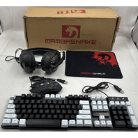 MAMBASNAKE T11 ALL-IN-1 GAMING COMBO KIT KEYBOARD HEADSET AND MOUSE