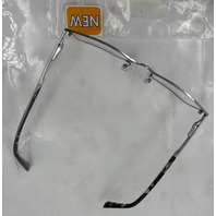 MICHAEL ADAMS MA-641 MEN'S EYEGLASSES FRAME & LENS TITANIUM 55-17-145 COLOR NAVY