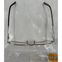 MICHAEL ADAMS MA-641 MEN'S EYEGLASSES FRAME & LENS TITANIUM 55-17-145 BLACK