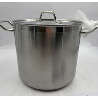 VIGOR SS1 SERIES 20 QT. HEAVY DUTY STAINLESS STAIN STOCK POT WITH LID