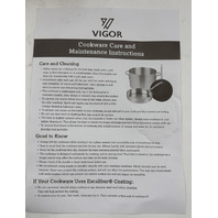 VIGOR SS1 SERIES 20 QT. HEAVY DUTY STAINLESS STAIN STOCK POT WITH LID