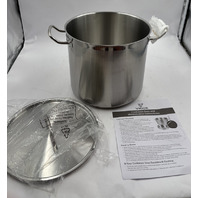 VIGOR SS1 SERIES 20 QT. HEAVY DUTY STAINLESS STAIN STOCK POT WITH LID