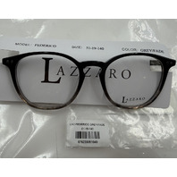 LAZZARO FEDERICO GLASSES IN GREY FADE 51-19-140 MEN'S EYEGLASSES