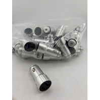 LOT OF 31 CAR CIGARETTE CHARGER USB-C AND USB DUAL PORT PLUG SILVER UNUSED