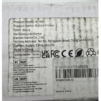 HPRT MOBILE PRINTER PORTABLE THERMAL PRINTER MODEL MT610 BLUETOOTH BLACK
