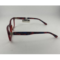 BCBGMAXAZRIA SILVIA WINE FRAME 51-17-135 WOMENS EYEGLASSES