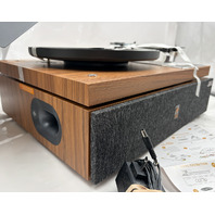 STACK STONE X JAMO SAVAGE THE ONE NATURAL WOOD VINYL RECORD PLAYER BLUETOOTH NEW