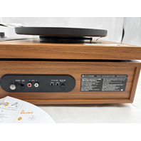 STACK STONE X JAMO SAVAGE THE ONE NATURAL WOOD VINYL RECORD PLAYER BLUETOOTH NEW