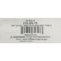 SWEETWATER SS-EGL15 PRO AUDIO CABLES 15FT EXCELLINES TS-TS ANG INST CABLE