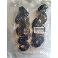 LOT OF 2 - 100% HUMAN UNPROCESSED NATURAL HAIR BROWN WAVY 16" LOT OF 2 - 100% HUMAN UNPROCESSED NATURAL HAIR BROWN WAVY 16"