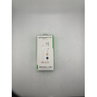 LOT OF 6 ACHARGEDLIFE PLATINUM SERIES CHARGING CABLE USB TO FOR APPLE 6FT WHITE