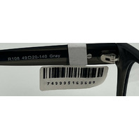 ROGUE EYEWEAR 108 GRAY FRAMES 49-20-140 WOMENS EYEGLASSES