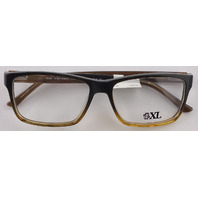 WIDE GUYZ BABY FACE GLASSES BROWN FADE FRAMES 57-16-150 UNISEX EYEGLASSES