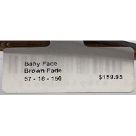 WIDE GUYZ BABY FACE GLASSES BROWN FADE FRAMES 57-16-150 UNISEX EYEGLASSES