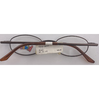 KIDCO ZIMCO LAGOON GLASSES BROWN FRAMES 41-19-125 KIDS EYEGLASSES