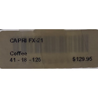 FLEXURE CAPRI FX-21 GLASSES COFFEE FRAMES 41-18-125 UNISEX EYEGLASSES