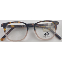 FUNKY MUNKEE EYEWEAR SRA206 C1 TORTOISE/PINK FRAMES 48-19-145 UNISEX EYEGLASSES