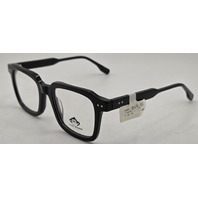 FUNKY MUNKEE EYEWEAR JS-60001 C1 51-20-145 BLACK UNISEX EYEGLASSES