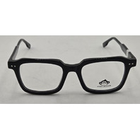 FUNKY MUNKEE EYEWEAR JS-60001 C1 51-20-145 BLACK UNISEX EYEGLASSES