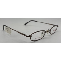CAPRI FLEXURE FX21 GLASSES COFFEE WIRE FRAMES 41-18-125 MENS EYEGLASSES