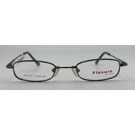 CAPRI FLEXURE FX21 GLASSES COFFEE WIRE FRAMES 41-18-125 MENS EYEGLASSES