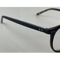 SCHUBACH ORIGINALS ARNOLD GLASSES BLACK/TORT FRAMES 47-18-140 UNISEX EYEGLASSES
