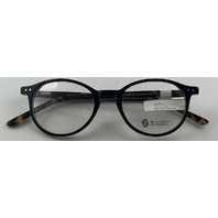SCHUBACH ORIGINALS ARNOLD GLASSES BLACK/TORT FRAMES 47-18-140 UNISEX EYEGLASSES