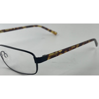 RED RAVEN VANDERBILT GLASSES BLACK MATTE FRAMES 53-17-140 UNISEX EYEGLASSES