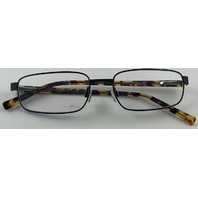 RED RAVEN VANDERBILT GLASSES BLACK MATTE FRAMES 53-17-140 UNISEX EYEGLASSES