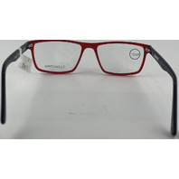 CHLOGAN EYEWEAR CH9008 GLASSES STONE/RED FRAMES 54-16-140 UNISEX EYEGLASSES