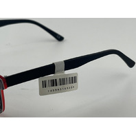 CHLOGAN EYEWEAR CH9008 GLASSES STONE/RED FRAMES 54-16-140 UNISEX EYEGLASSES