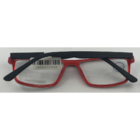 CHLOGAN EYEWEAR CH9008 GLASSES STONE/RED FRAMES 54-16-140 UNISEX EYEGLASSES