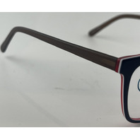 CHLOGAN EYEWEAR CH9016 GLASSES BLUE/WHITE FRAMES 53-16-140 UNISEX EYEGLASSES