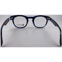 SCHUBACK ORIGINALS CHARLIE GLASSES BLUE FRAMES 47-24-145 UNISEX EYEGLASSES