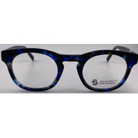 SCHUBACK ORIGINALS CHARLIE GLASSES BLUE FRAMES 47-24-145 UNISEX EYEGLASSES