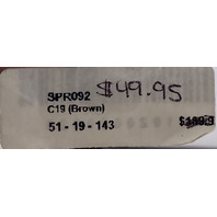 SCHUBACK ORIGINALS SPR092 GLASSES C19 BROWN FRAMES 51-19-143 UNISEX EYEGLASSES
