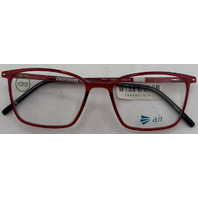 ULTEM AIR A7025 53-16-140 RED UNISEX EYEGLASSES FRAMES
