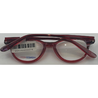 MENIZZI KIDS MA4038K GLASSES 01 CRYSTAL RED FRAMES 44-16-125 KIDS EYEGLASSES