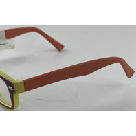 AURA AU1715 GLASSES PURPLE/ORANGE FRAMES 45-16-130 KIDS EYEGLASSES