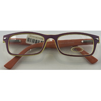 AURA AU1715 GLASSES PURPLE/ORANGE FRAMES 45-16-130 KIDS EYEGLASSES