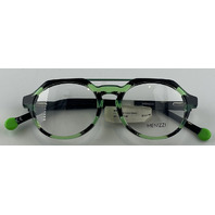 MENIZZI MK503 GLASSES 01 CRYSTAL GREEN BLACK FRAMES 45-17-130 UNISEX EYEGLASSES